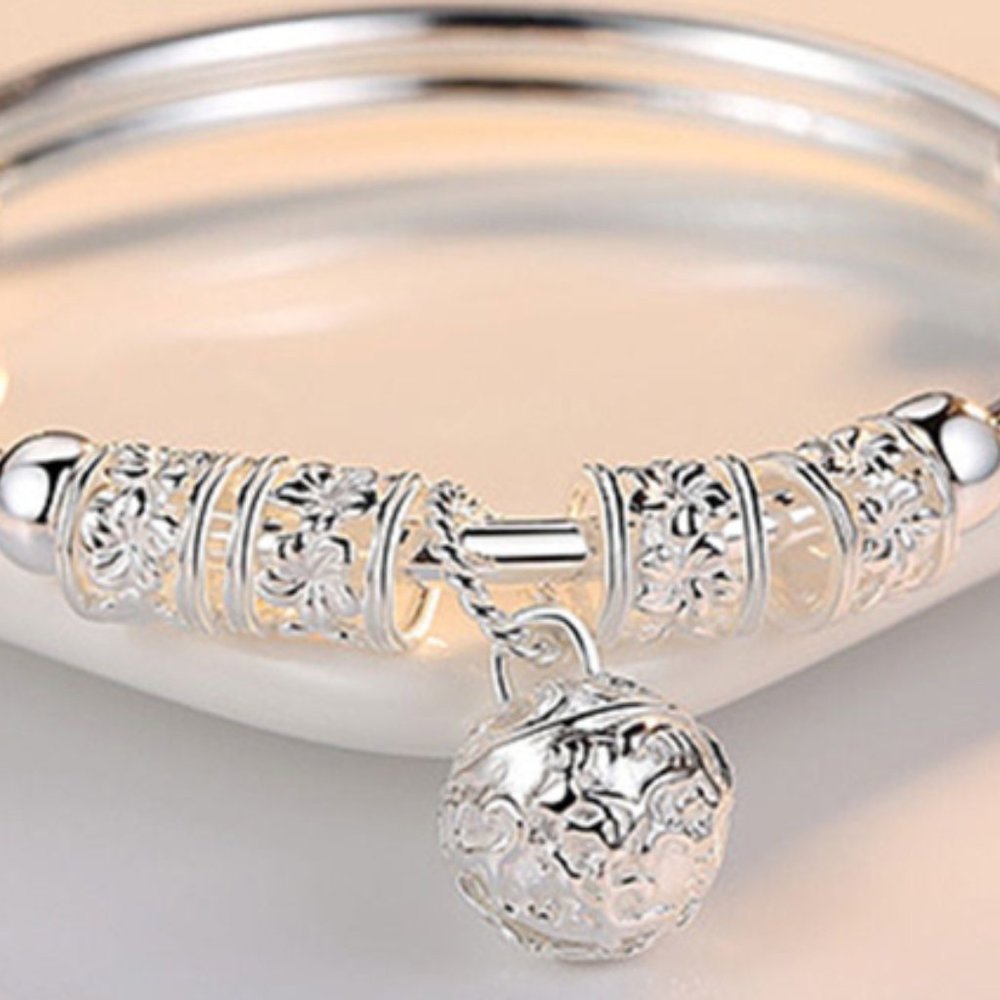 Silver Bangle Bracelet